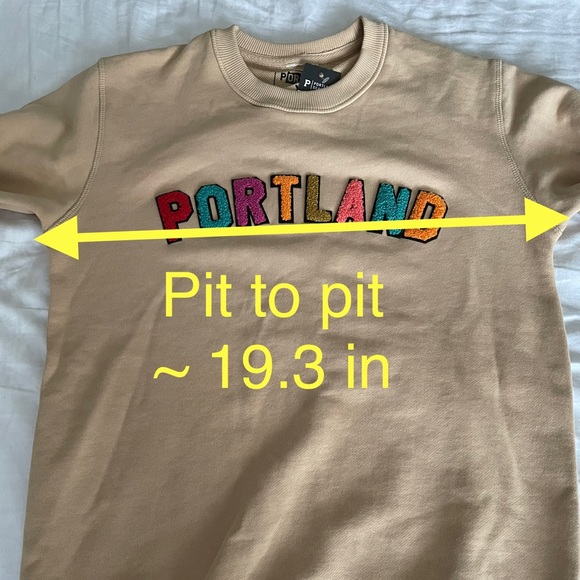 Portland Gear crewneck sweatshirt small NWT multicolor chenille - Picture 8 of 8